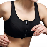 THE ABSOLUTE ZIP SPORTS BRA - FLEXIBLE COMFORT BREATHABLE