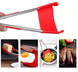 Two in One Silicone Spatula Tongs