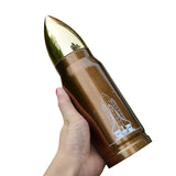 Stainless Steel Bullet Shape Thermos Water Bottle - FREE SHIPPING