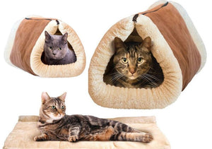 Warm 2 in 1 Cat Mat Pet House - Free Shipping