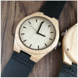 To My Fiance I Wish I Could Turn Back Time Wooden Watch
